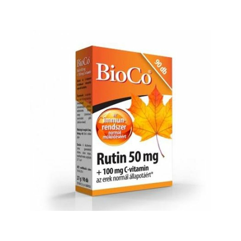BIOCO RUTIN 50MG C-VIT. 100MG TABL. 90X