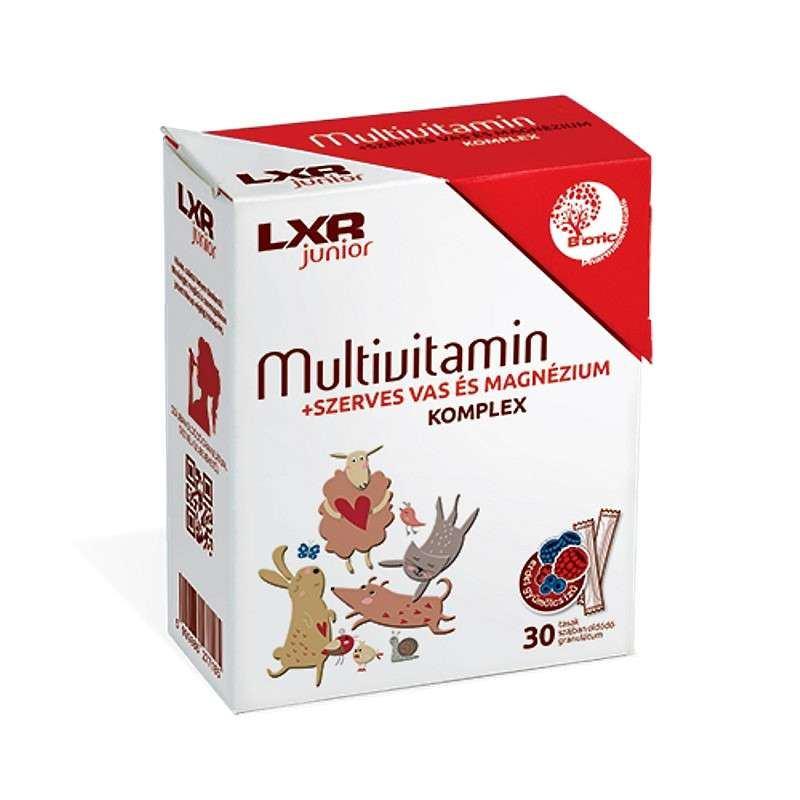 LXR JUNIOR MULTIVITAMIN KOMPLEX GRAN. 30X Jókai Biocentrum