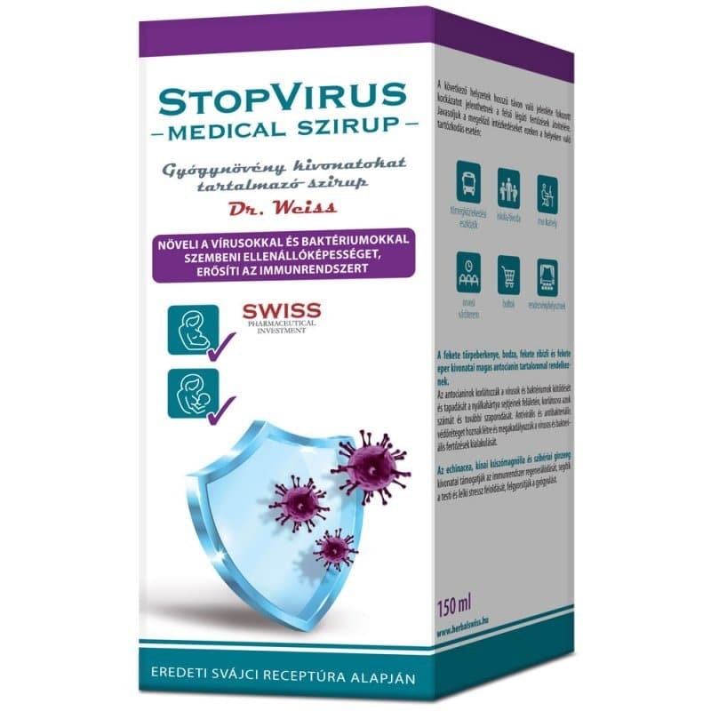Dr Weiss stopvirus medical szirup 150ML